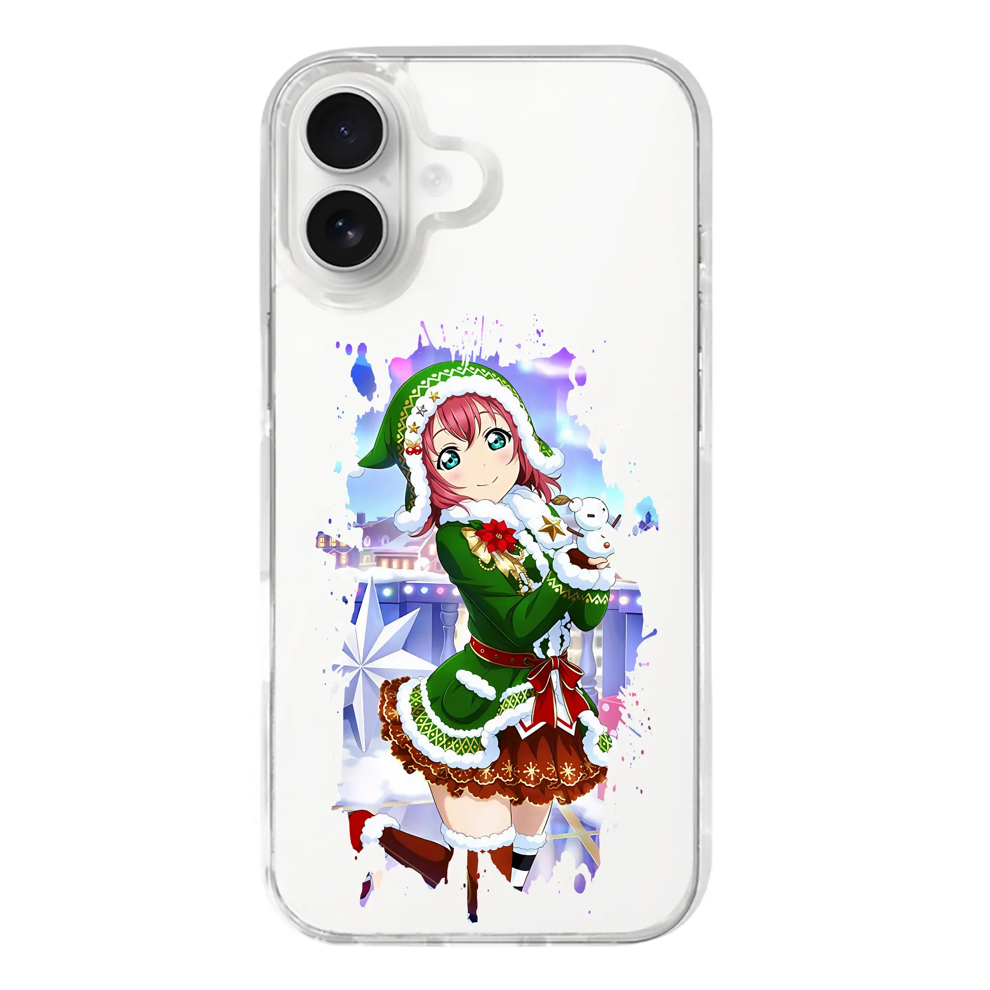 Love Live! グッズ,黒澤ルビィ - iPhone 17シリーズ 透明スマホケース – 薄型・耐衝撃・精密フィット保護カバー